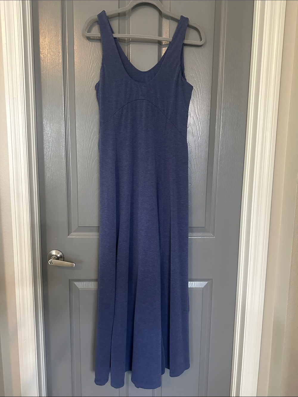 HALARA Navy Maxi Scoop-Neck Tank Dress (like new, never worn) - Picture 4 of 5